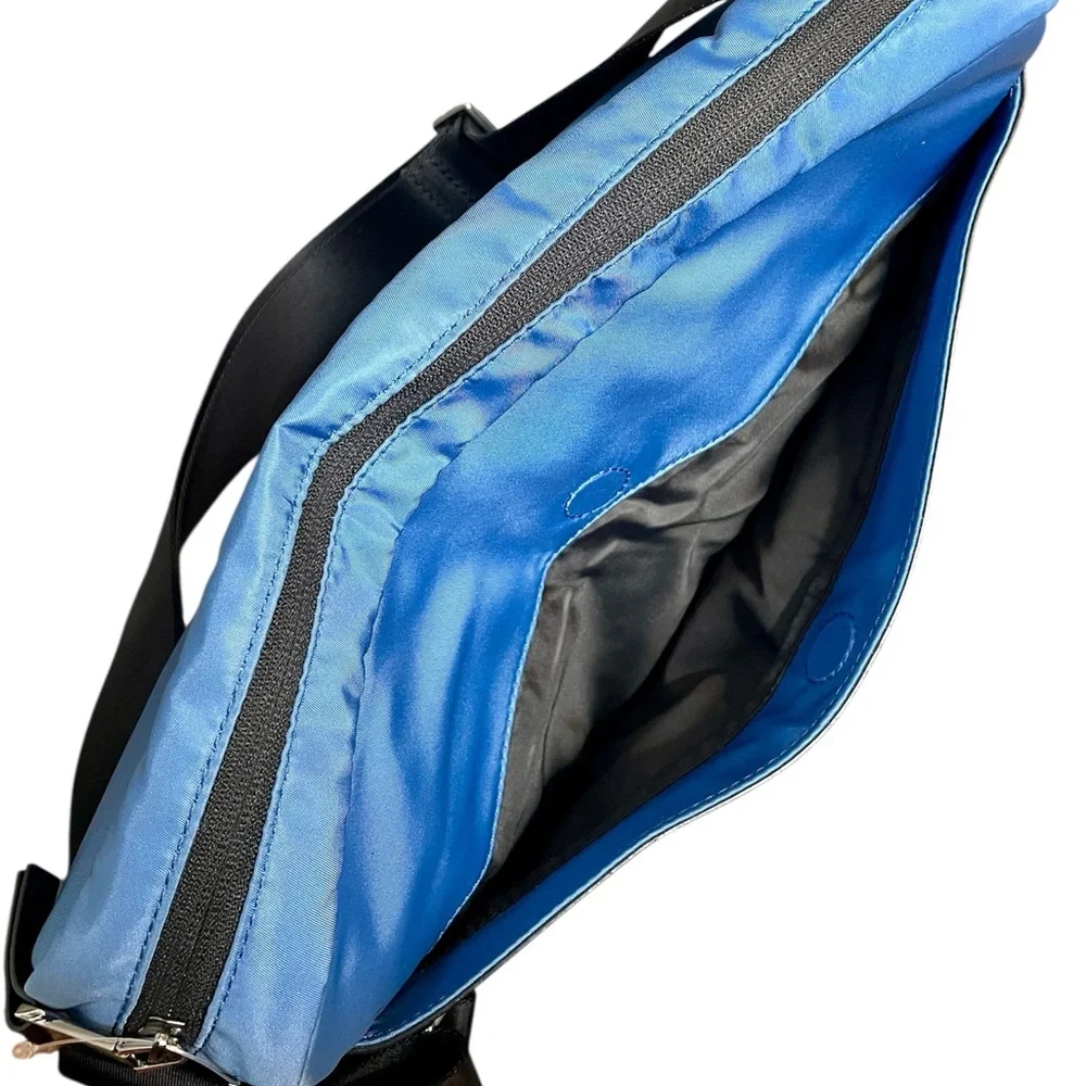 Michael Kors Kent Lg Padded Men’s Messenger Bag - Federal Blue $198 New w/ Tags